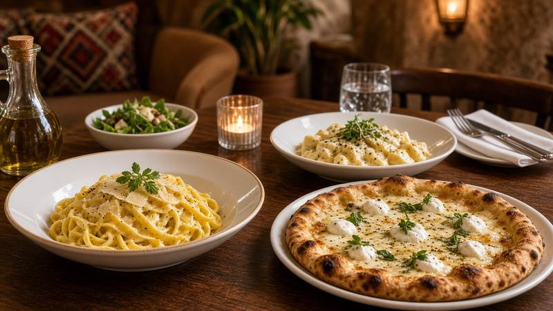 Restaurant cacher Al Dente, italien laitier à Marrakech